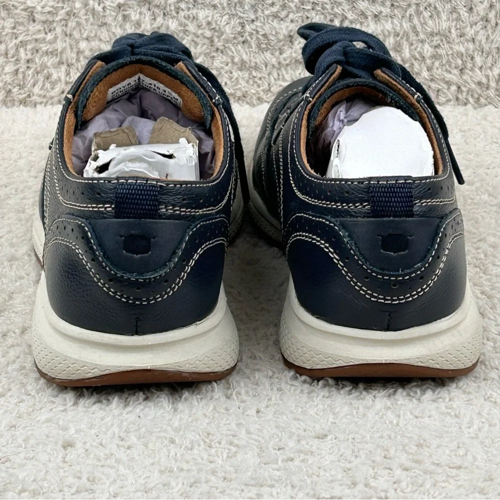 Florsheim Boys 3.5M Navy‎ Milled White Sole Great Lakes Wingtip Oxford Uniform